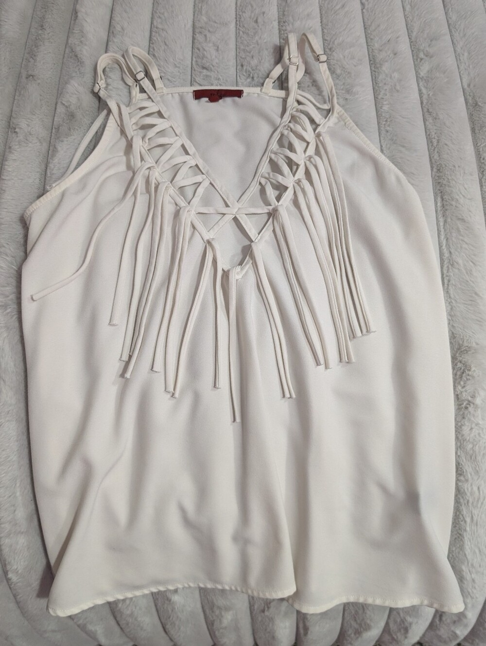 V-Neck Sleeveless Top